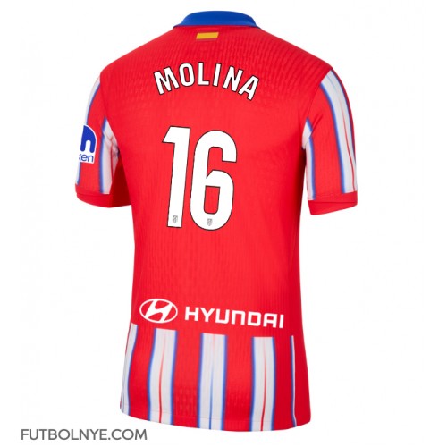 Camiseta Atletico Madrid Nahuel Molina #16 Primera Equipación 2024-25 manga corta